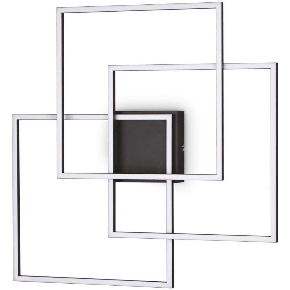 Frame Pl Quadrato Nero Lampada Plafoniera - 270678 - Foto 1