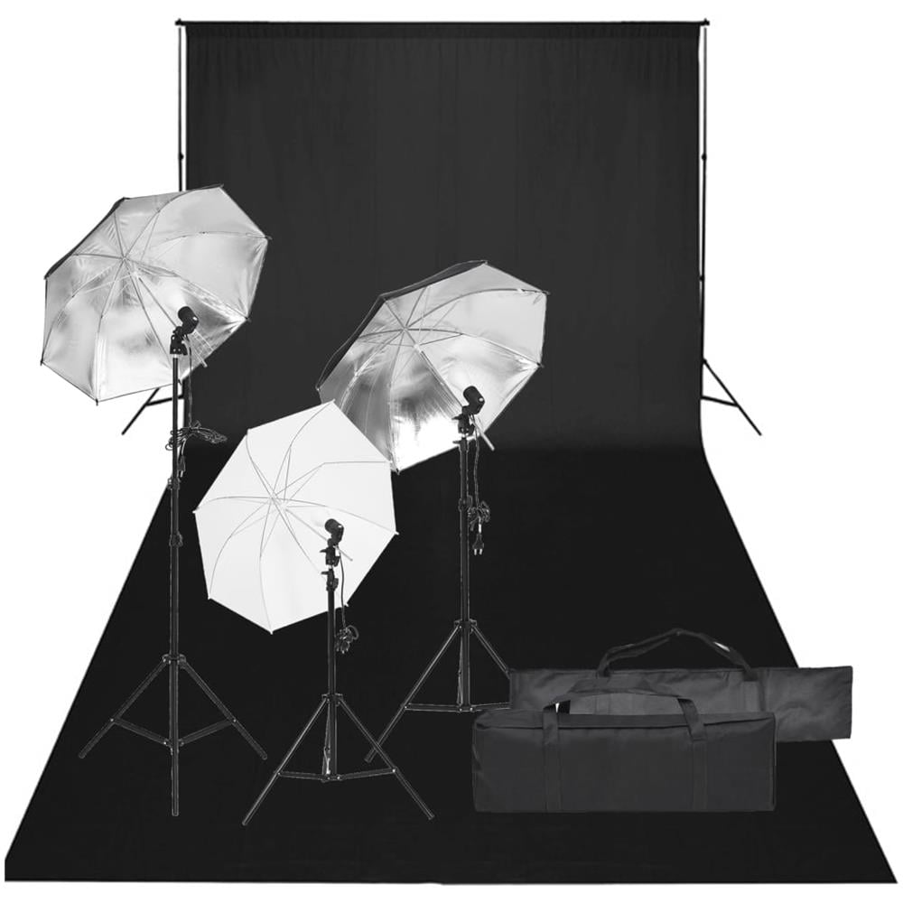 Kit Per Studio Fotografico Con Set Di Luci E Fondale - Foto 1
