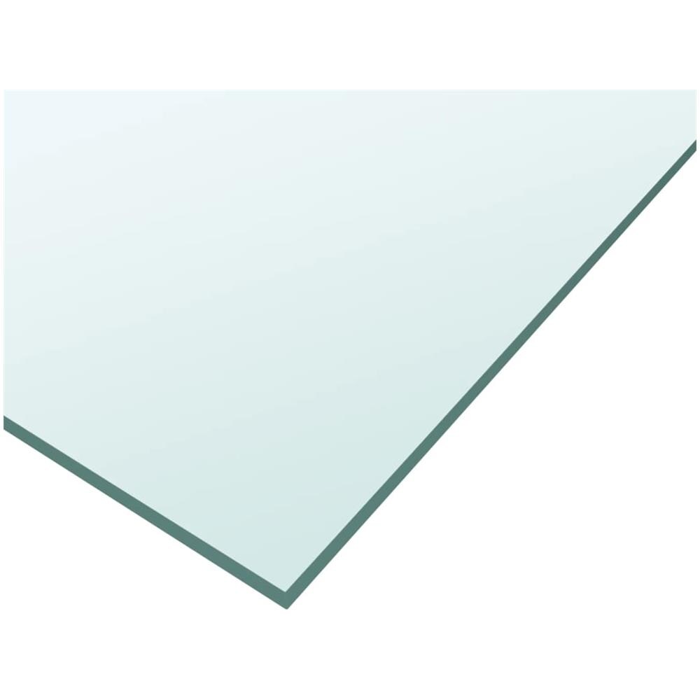 Piano Tavolo Trasparente 50x50 Cm Vetro Temperato - Foto 3