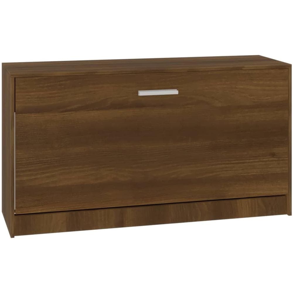 Scarpiera Rovere Marrone 80x24x45 Cm In Legno Multistrato - Foto 2
