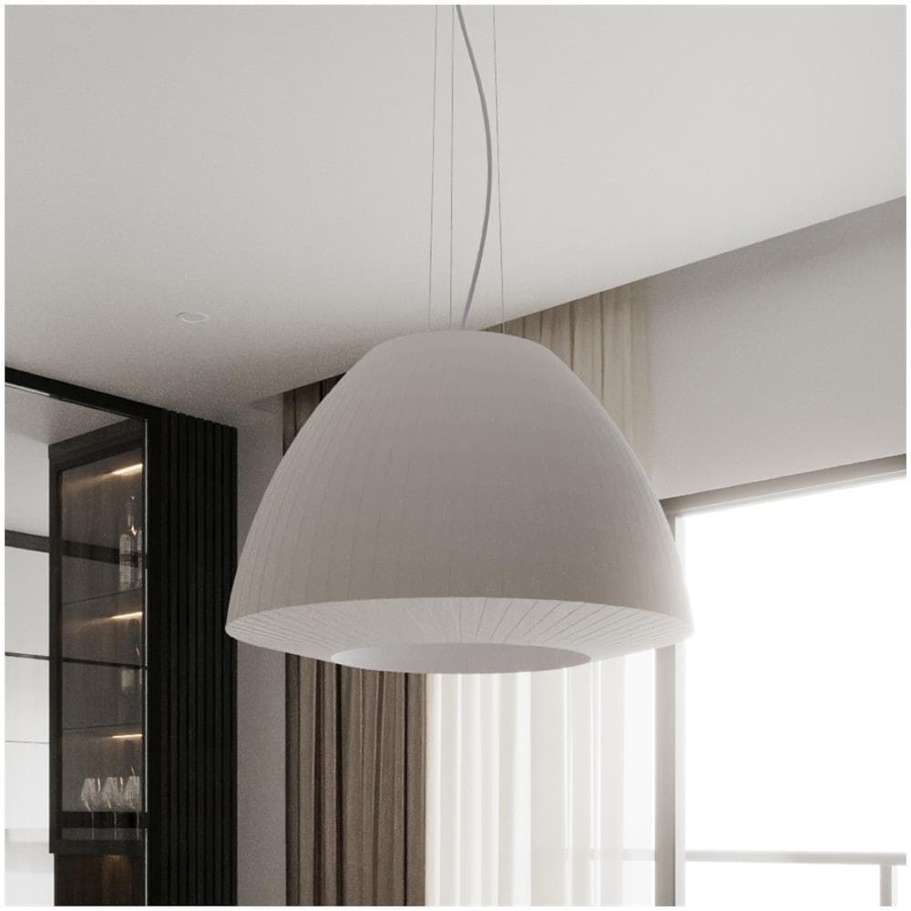 Lampadario Bella 60 Bianco Sl. 0733 - Moderno Lampadari Bianco 138x60x60 Cm - Foto 1