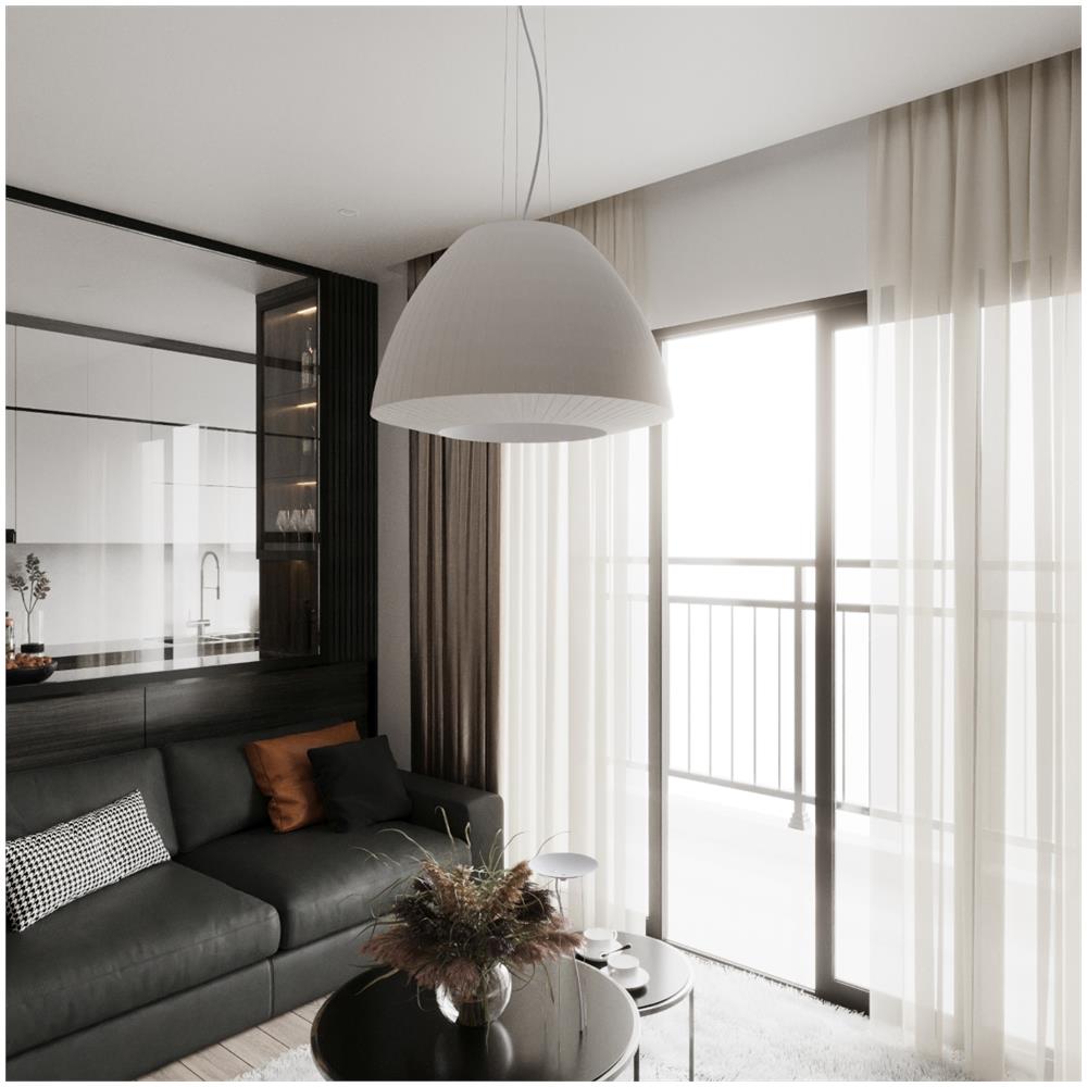 Lampadario Bella 60 Bianco Sl. 0733 - Moderno Lampadari Bianco 138x60x60 Cm - Foto 7