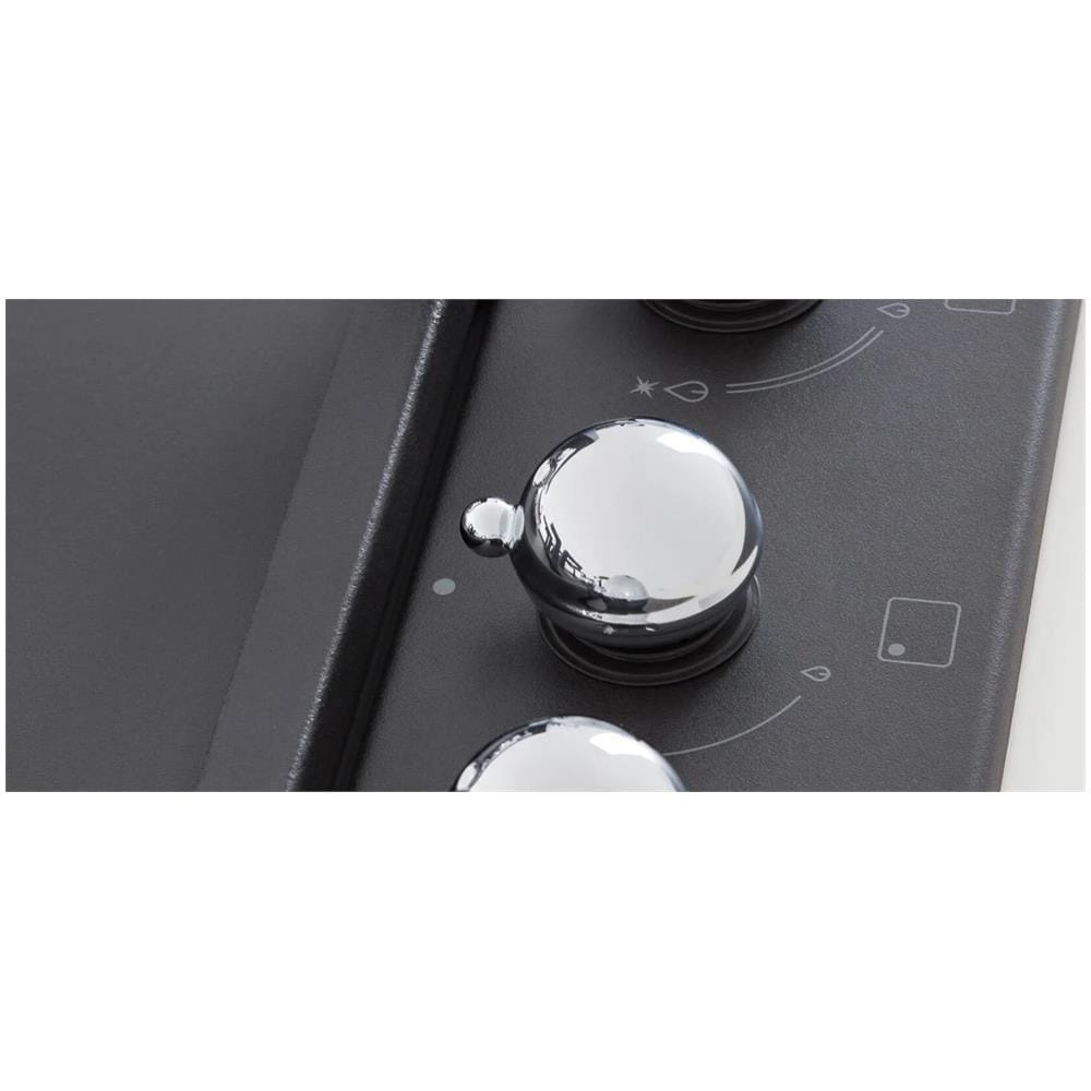 Piano Cottura P755CHERNE a Gas 5 Zone Cottura da 75 cm Colore Nero - Foto 2