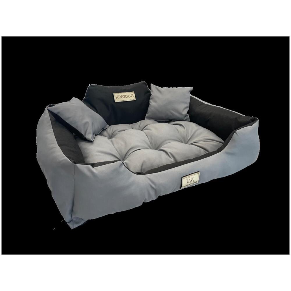 145x115 cm KINGDOG Cuccia per cani impermeabile personalizzabile Grigio scuro - Foto 2