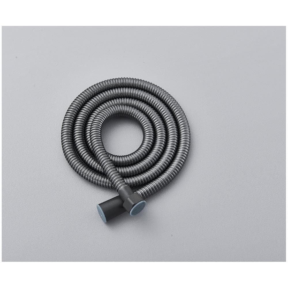 Colonna doccia, Blackswan, Tipo M233, modello grigio antracite, con 4 vie, soffione a pressione, doccetta tipo SPA e bocca mobile nascosta, misura 118 cm - Foto 2