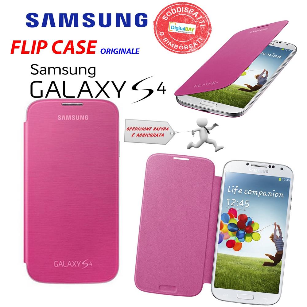 Flip Cover Originale per Galaxy S4 - Rosa - Foto 7
