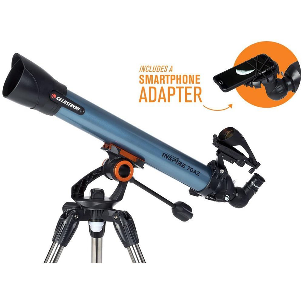 Telescopio rifrattore Gamma INSPIRE 70AZ - Foto 2