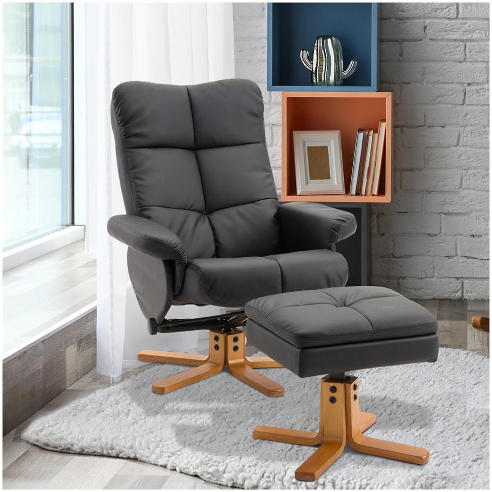Homcom Poltrona Poltrona Imbottita Reclinabile HOMCOM Poltrona