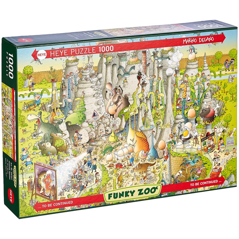 HEY29727 Puzzle 1000 Pezzi - Habitat Giurassico - Foto 1