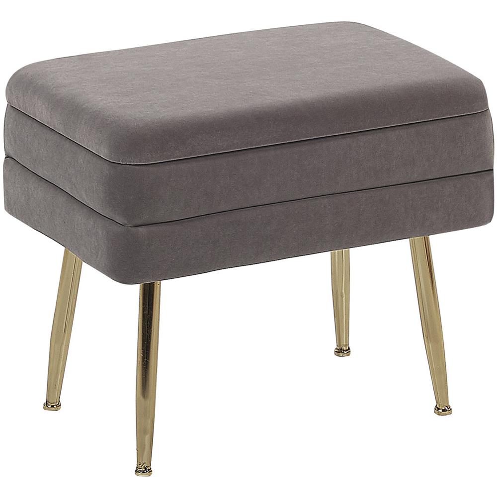 Panca Con Contenitore Grigia Per Camera Da Letto Odessa - Foto 1