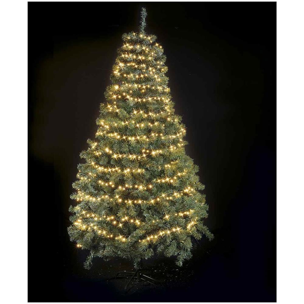 Filo Da 800 Luci Led Natalizie Bianco Caldo 21,5 Metri Per Interni Ed Esterni - Foto 2