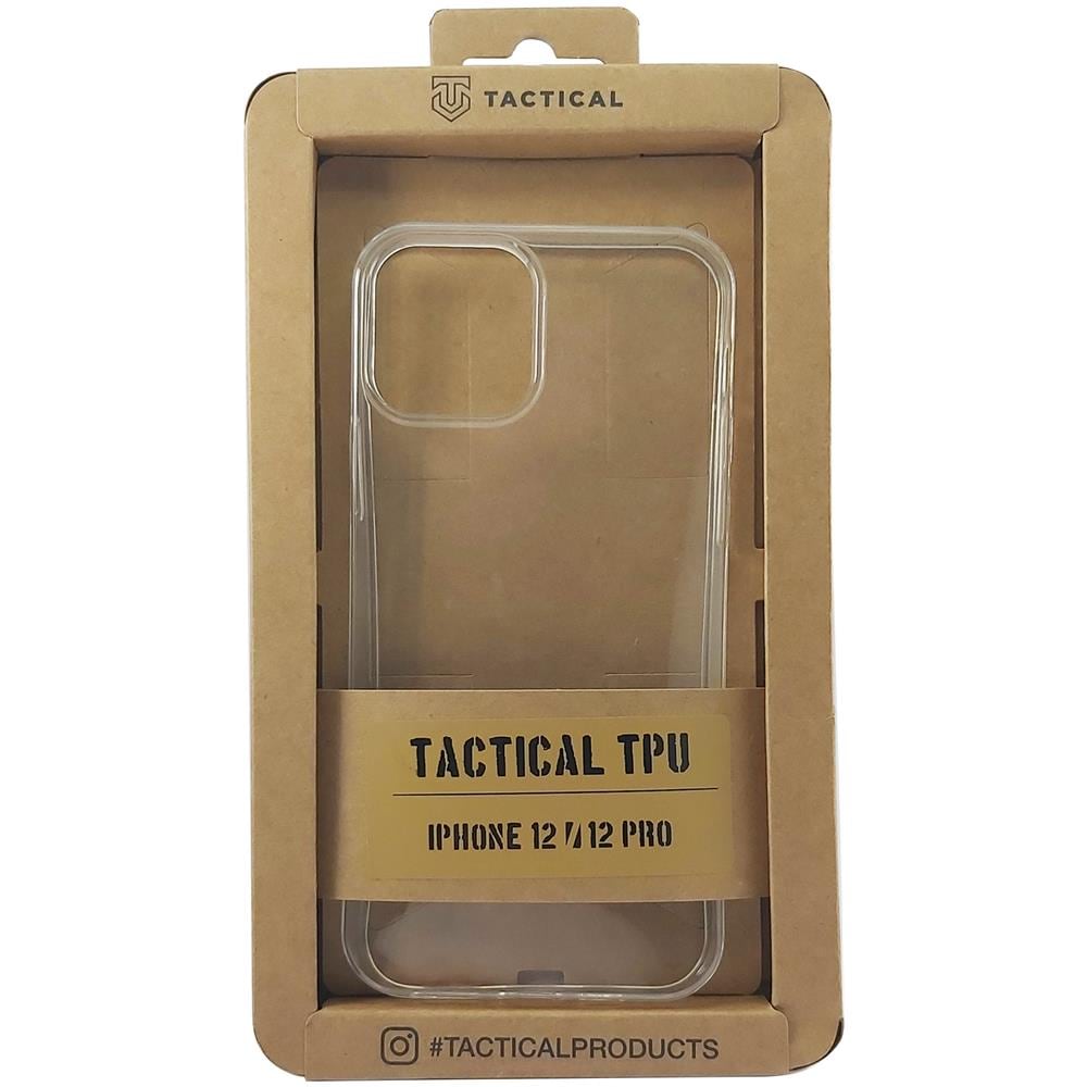 Custodia Cover Tpu Case Tactical Per Apple Iphone 12 A2403 Iphone 12 Pro A2407 Trasparente - Foto 4