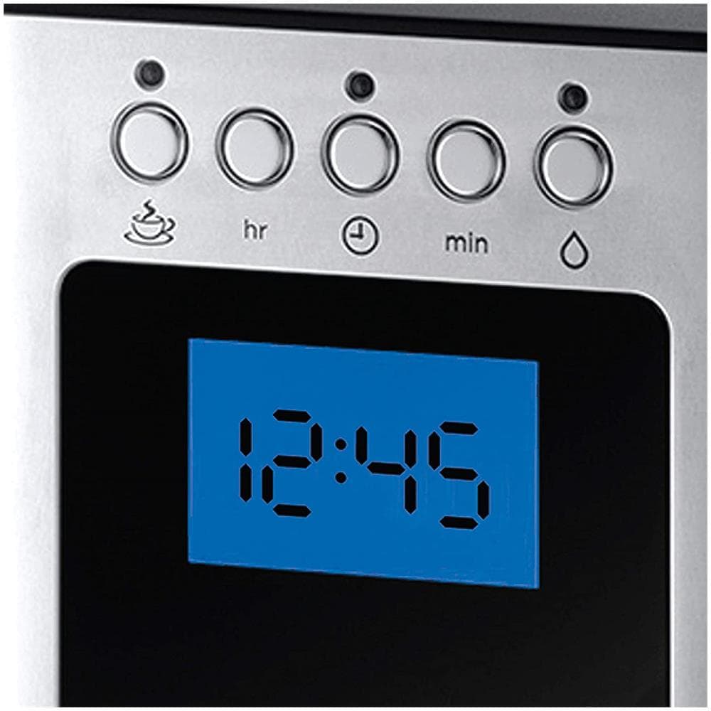 Elegance Macchina Caffè Americano 10 Tazze Potenza 1600 Watt Acciaio Inossidabile 23370-56 - Foto 2