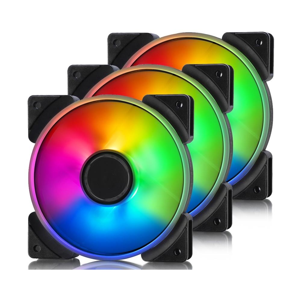 Prisma Al-12 Pwm 3p Case Per Computer Ventilatore 12 Cm Nero, Bianco 1 Pz (Prisma Al-12/pw - Foto 1