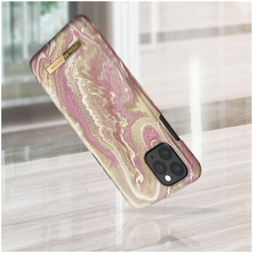 Cover Iphone 11 Pro Resistente Golden Blush Marble - Foto 2