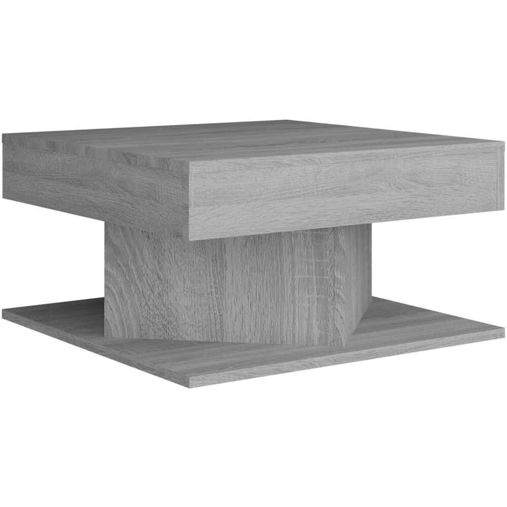 Tavolino Da Salotto Grigio Sonoma 57x57x30 Cm Legno Multistrato - Foto 1