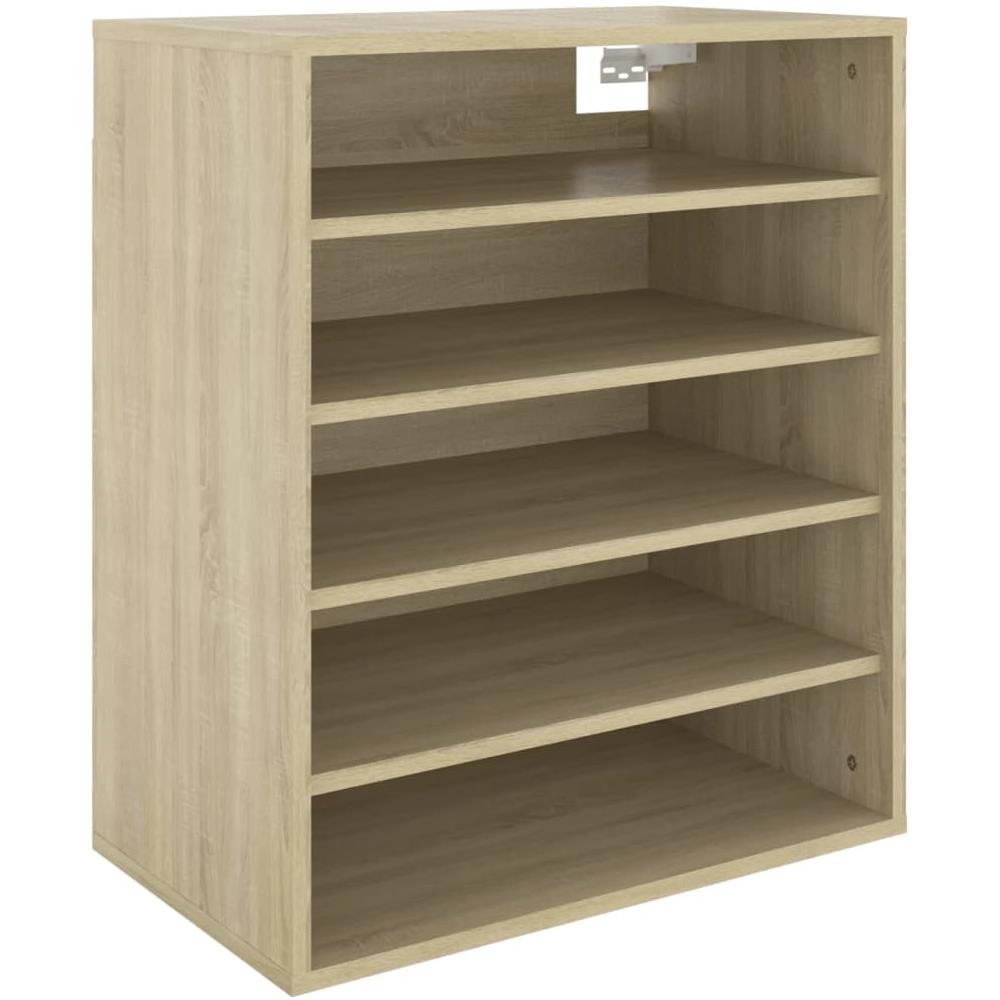 Scarpiera Rovere Sonoma 60x35x70 Cm In Truciolato - Foto 2