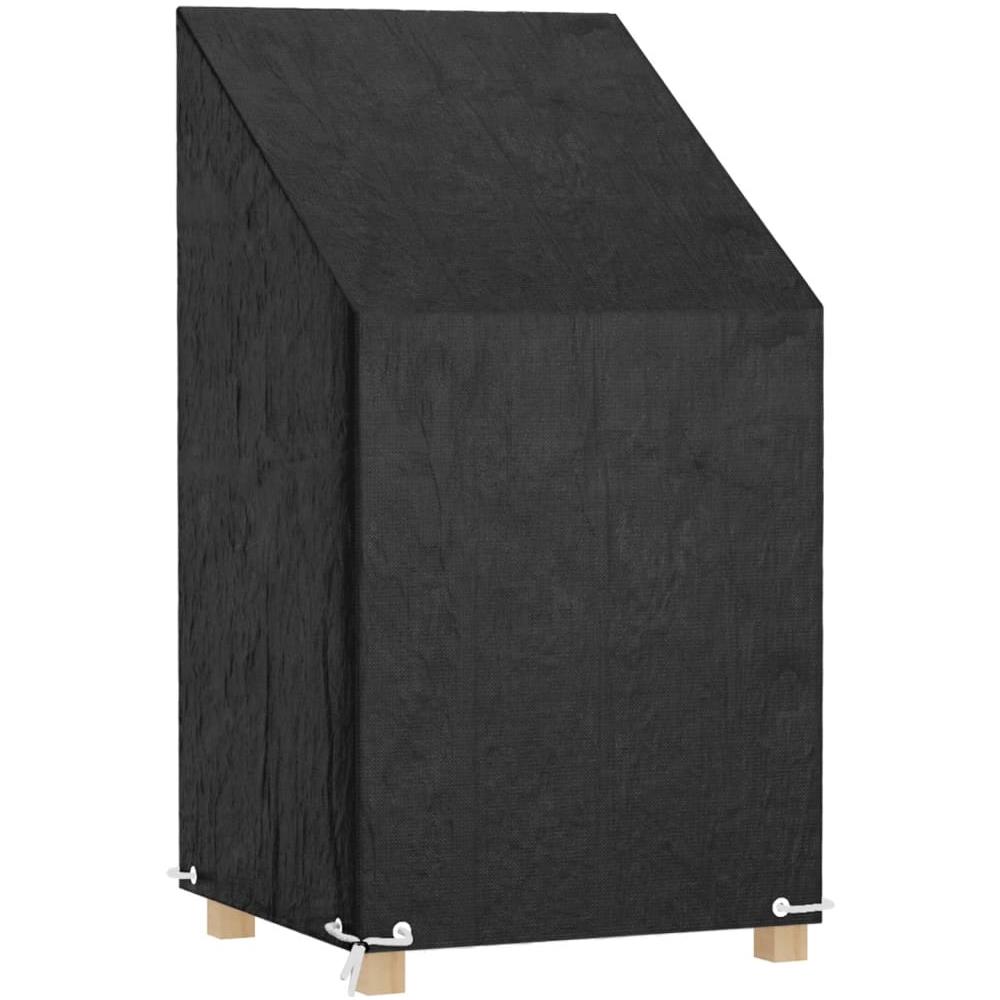 Copri Sedia Da Giardino 8 Occhielli 65x65x80/120 Cm Polietilene - Foto 1