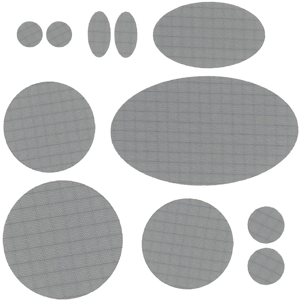 Toppe Di Riparazione Autoadesive E Impermeabili 11 Pz Grey - Foto 1