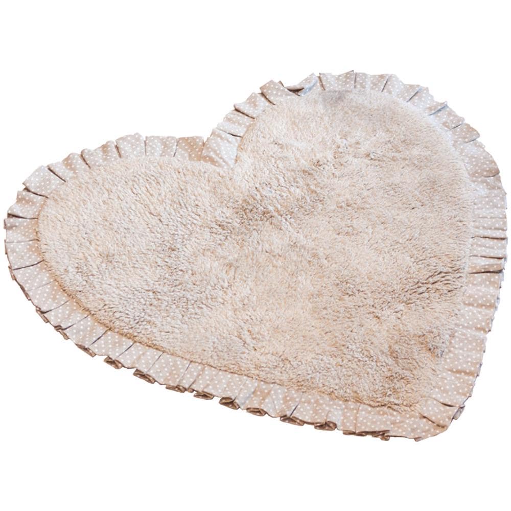 Tappeto Bagno Doccia Spugna Tappetino Assorbente Cotone Pelo Corto Mod. Matilde Matilde Beige - Foto 1