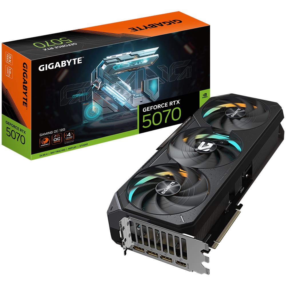 GeForce RTX 5070 Ti GAMING OC 16G GV-N507TGAMING OC-16GD 16 GB GDDR7 PCI Express 5.0 3 x Ventola - Foto 1