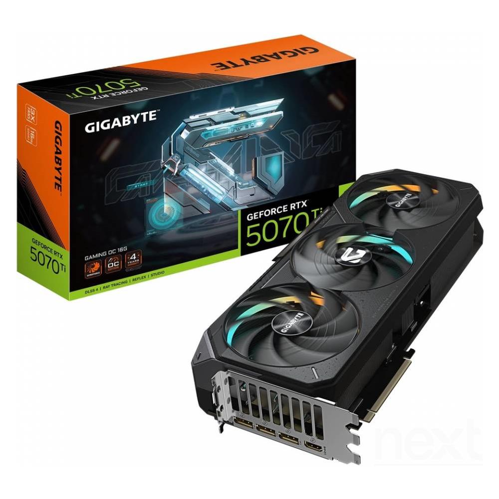 GeForce RTX 5070 Ti GAMING OC 16G GV-N507TGAMING OC-16GD 16 GB GDDR7 PCI Express 5.0 3 x Ventola - Foto 1