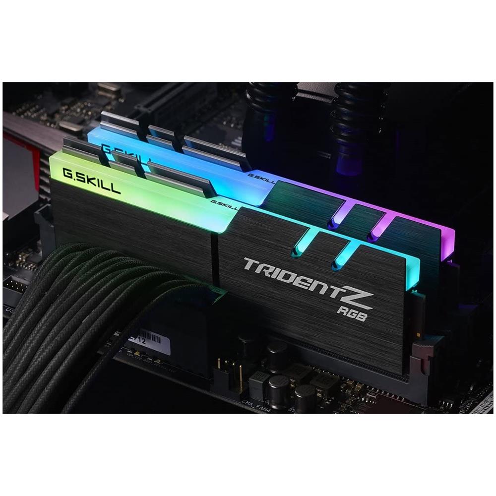 F4-3200C16D-32GTZRX(DDR4 16G×2) G.SKILL TridentZ RGB Series 32GB (2 x 16GB) 288-Pin DDR4