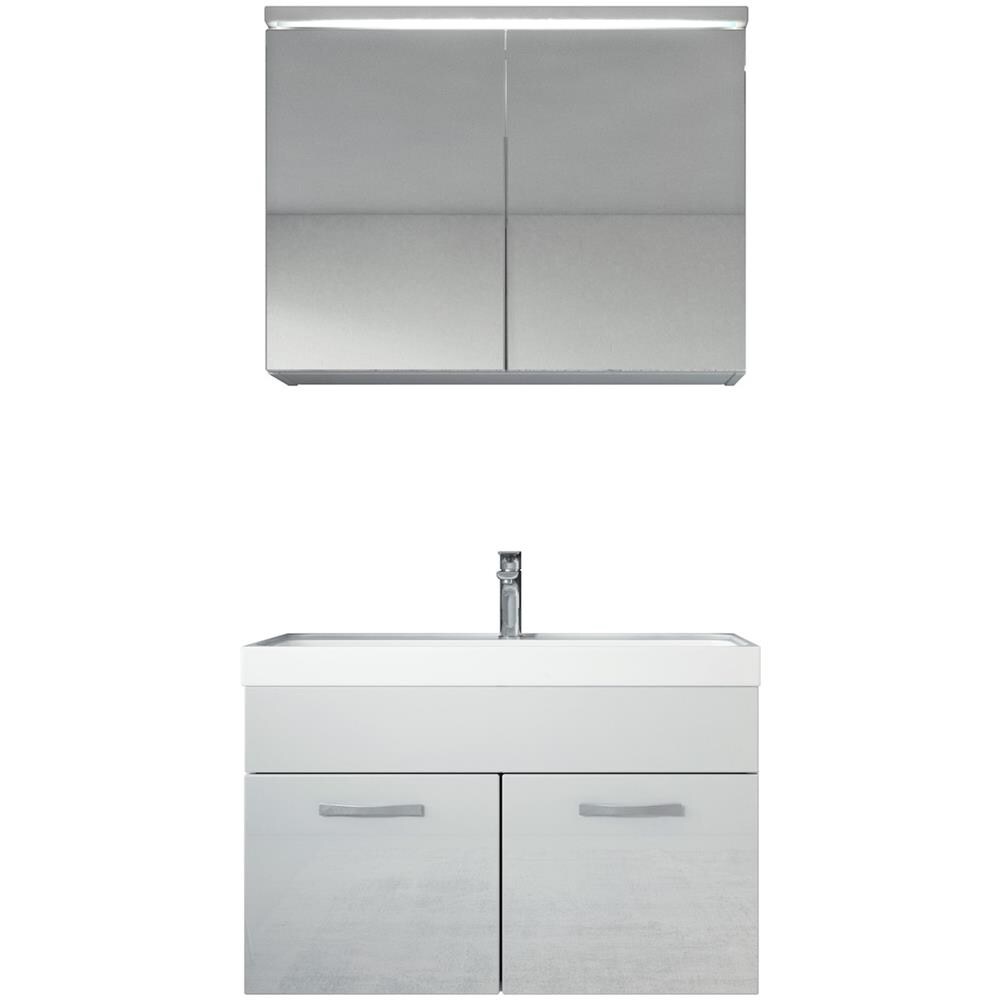 Armadio Da Bagno Alto Plutone Badplaats 150cm Rovere – 5 Ripiani Con Anta – Salva Spazio