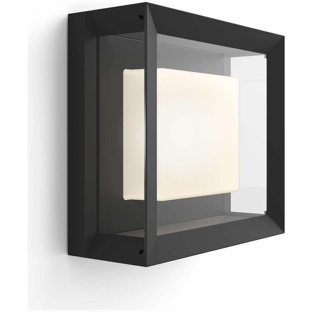 Econic Hue Lampada Da Parete / Soffitto Nero In Metallo - Foto 1