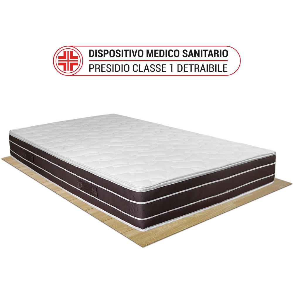 Materasso Molle E Memory Strong Sfoderabile, Piazza E Mezza 120x190 Con Molle Biconiche Rinforzate E 3cm Di Memory, Alto 25cm Con Portanza 130kg Per Posto Letto - Foto 7
