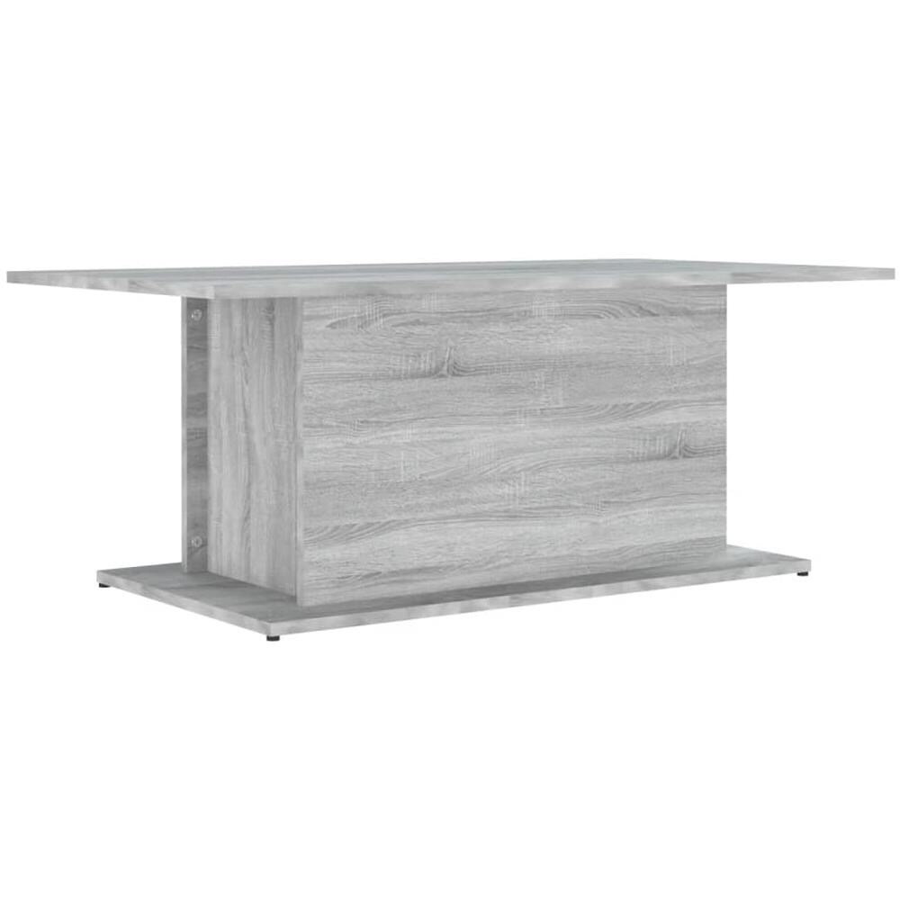 Tavolino da Salotto Grigio Sonoma 102x55,5x40 cm in Truciolato - Foto 2