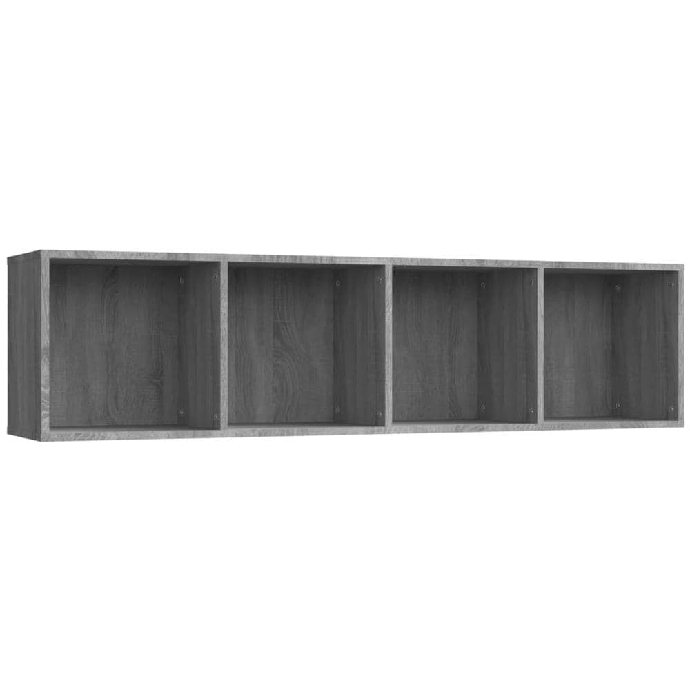 Libreria /mobile Tv Grigio Sonoma 143x30x36 Cm Legno Multistrato - Foto 2