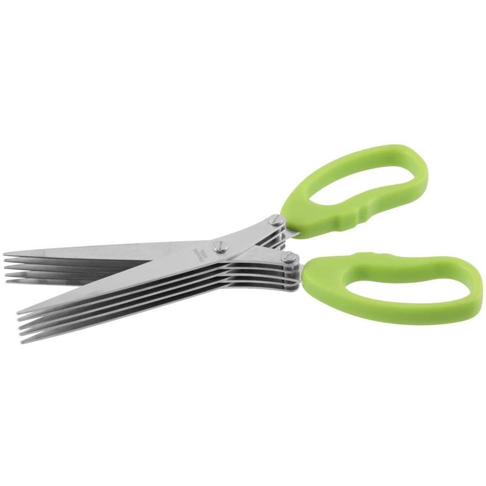 Forbici Multilama Per Verdure Dotata Di 5 Lame In Acciaio Inox 19.5 X 7 X 2 Cm - Foto 1