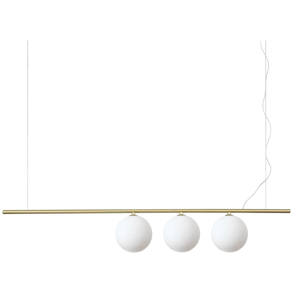 Lampada Sospensione Perline Ottone L1205xh420-2200xp150mm - Foto 1