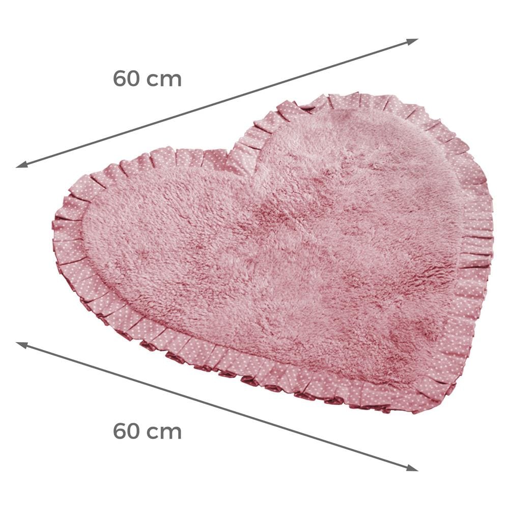 Tappeto Bagno Doccia Spugna Tappetino Assorbente Cotone Pelo Corto Mod. Matilde Matilde Rosa - Foto 5