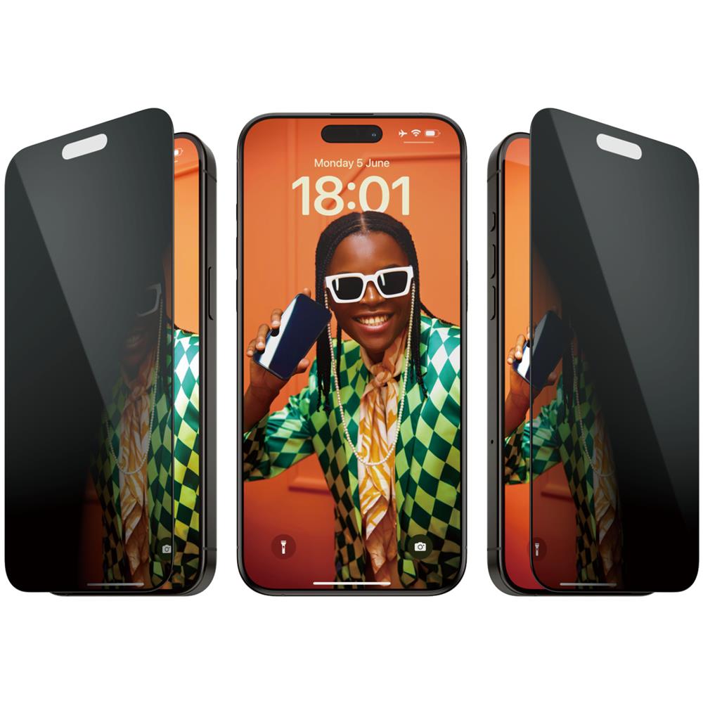 Ultra Wide Fit Privacy Pellicola proteggischermo trasparente Apple 1 pz - Foto 1