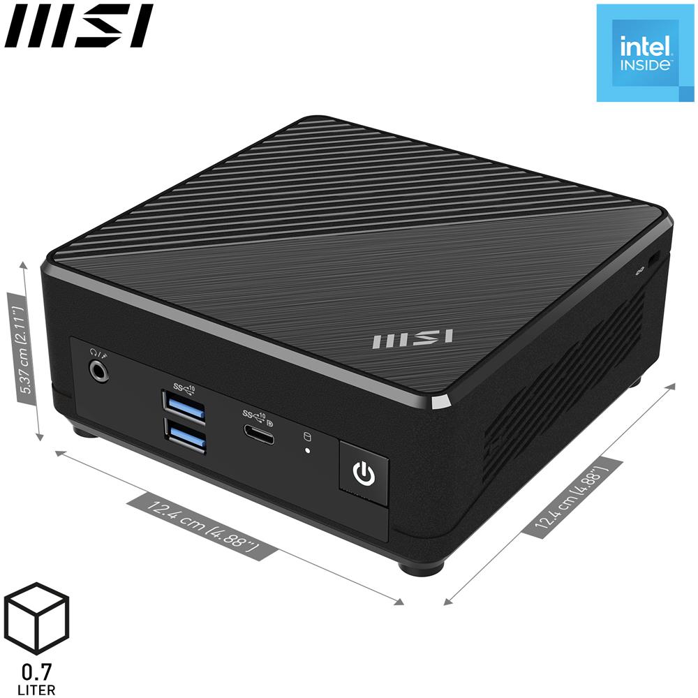 Cubi N ADL-007DE Intel® N N100 4 GB DDR4-SDRAM 128 GB SSD Windows 11 Pro Mini PC Nero - Foto 2