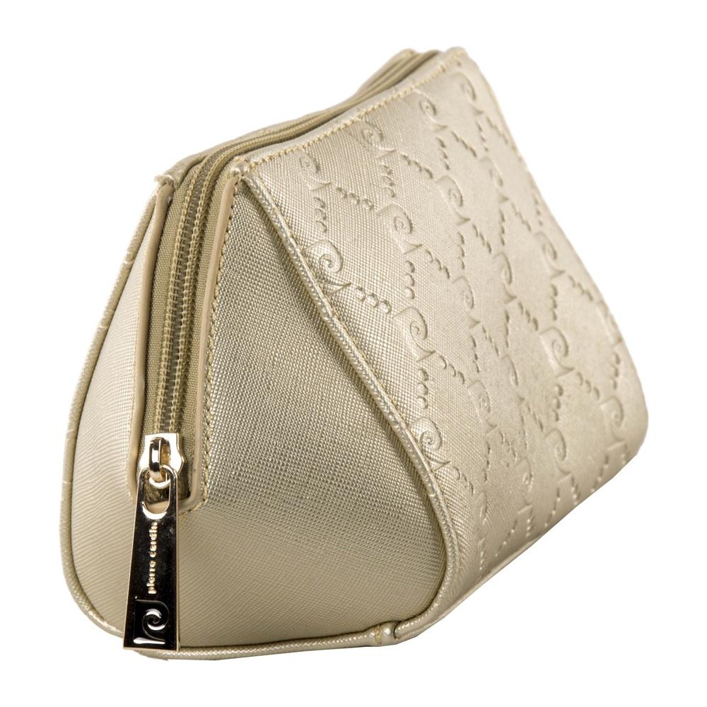 Beauty Borsa Porta Cosmetici Pochette Porta Trucco Oro T393 - Foto 2