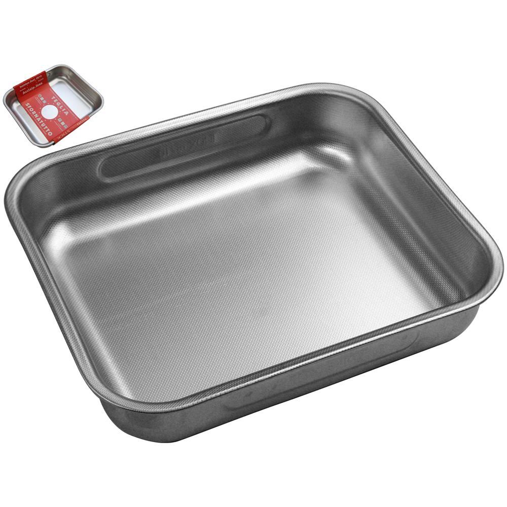 Steel pan Teglia Sfornatutt Rettangolare 29x25 Preparazione Cibi ePRICE