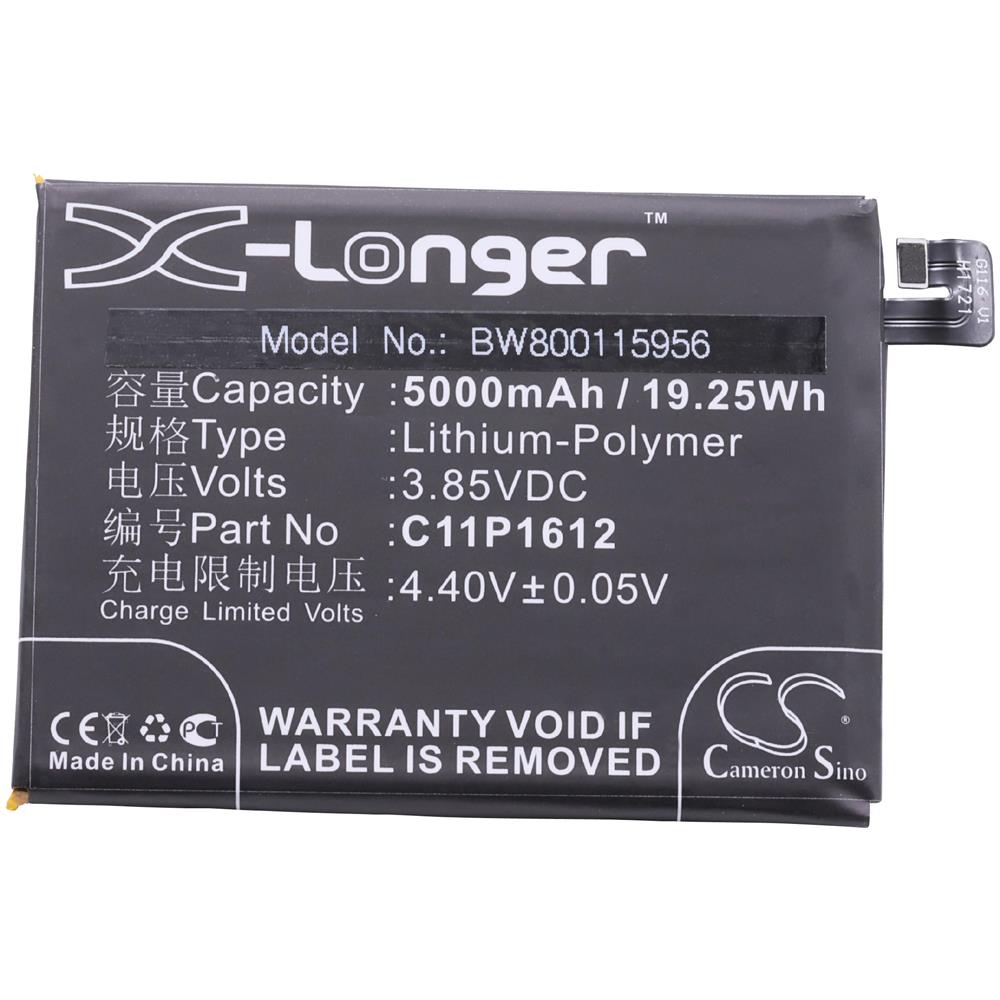 Litio-polimeri Batteria 5000mah (3.85v) Per Cellulari E Smartphone Asus Zenfone 3 Zoom, 3 Zoom Dual Sim Lte, 3 Zoom S, Ze553kl - Foto 2