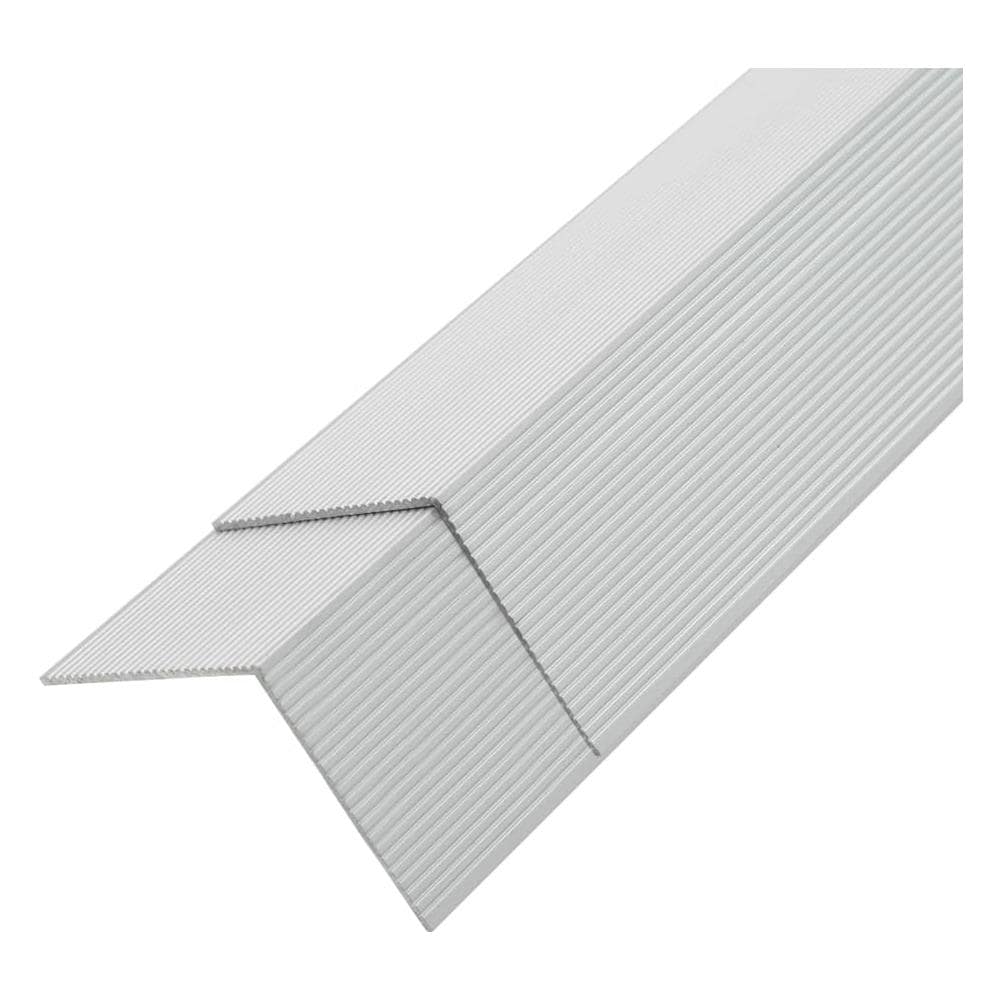 Profili Angolari Per Decking In Alluminio 170 Cm Argento - Foto 2