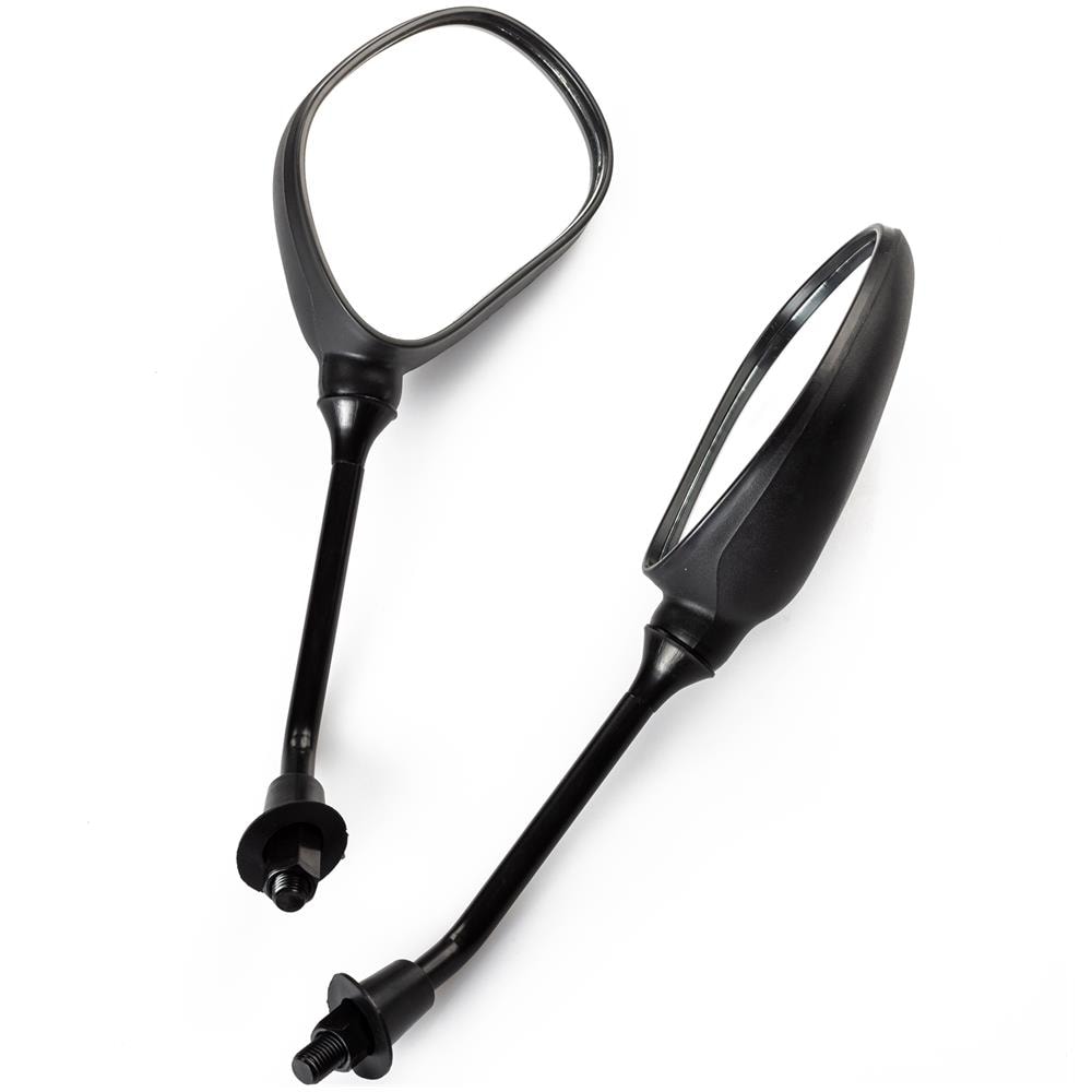 Specchietti 10mm Coppia Nero Retrovisori Universali Scooter Moto - Foto 2