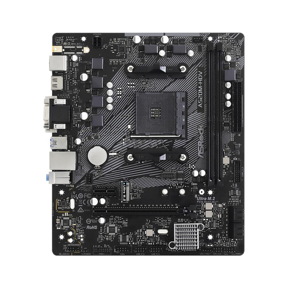 Scheda Madre A520M-HDV Socket AM4 Chipset A520 Micro ATX - Foto 2