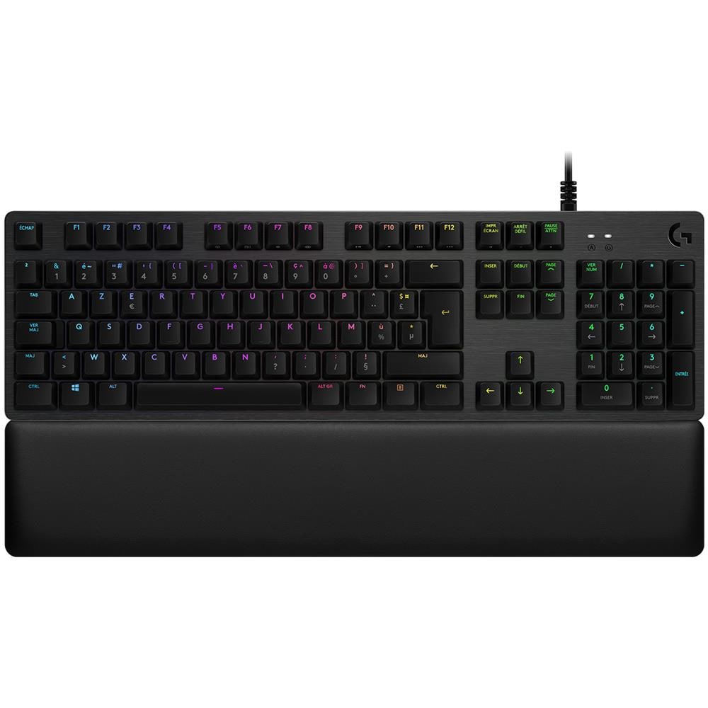 Tastiera Gaming USB AZERTY Francese Carbonio - Foto 1