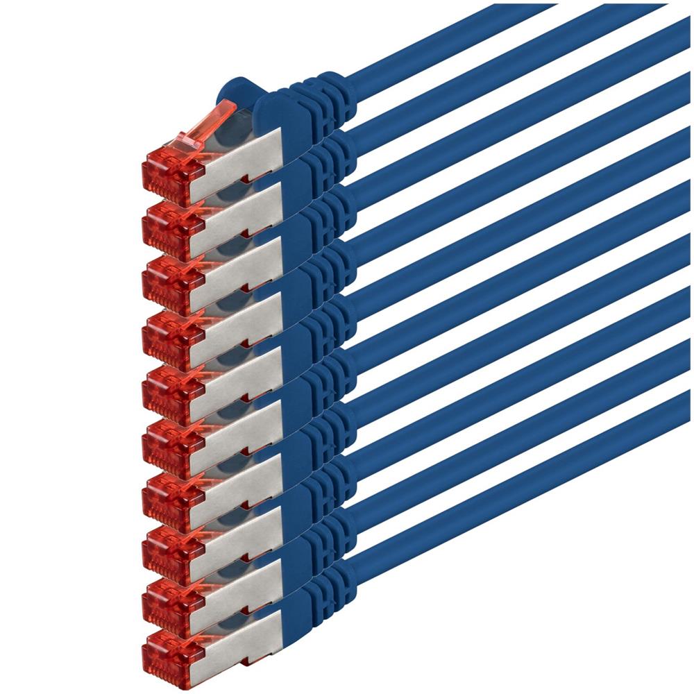 7.5m 2x RJ-45 Cat6 S / FTP (S-STP) M / M, 7,5m, Cat6, S / FTP (S-STP) - Foto 1