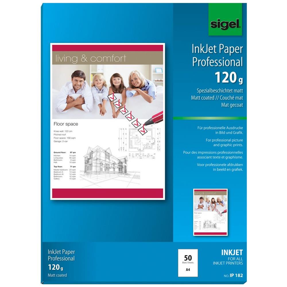 IP182, A4 (210×297 mm) , Inkjet printing, Opaco, Bianco - Foto 2