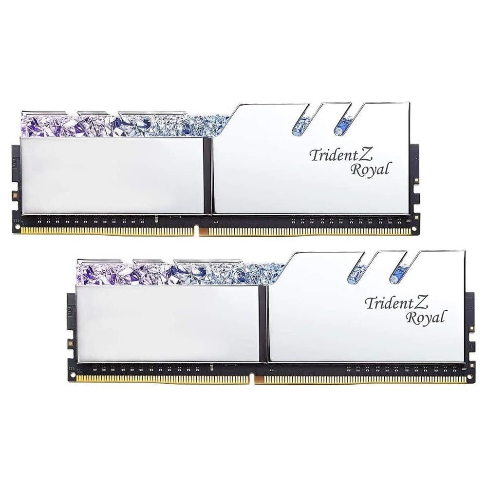 Trident Z Royal Series - Ddr4 - 32 Gb: 2 X 16 Gb - Dimm 288-pin - 3200 Mhz / Pc4-25600 - Cl16 - 1.35 V - Ungepuffert - Non-ecc - Silber (f4-3200c16d-32gtrs)  - Foto 8