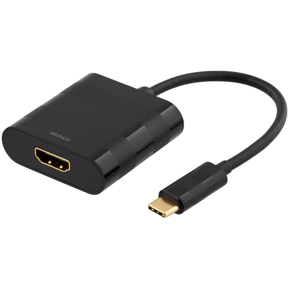 Adattatore Da Usb-c A Hdmi, Usb Tipo C Maschio - Hdmi Femmina, Nero - Foto 1