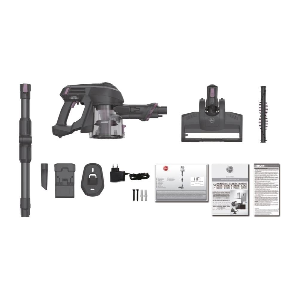 Scopa Elettrica HF1 HF103X 011 Batteria Ricaricabile Secco Tessuto Senza sacchetto 0,9 L 170 W Colore Titanio - Foto 19