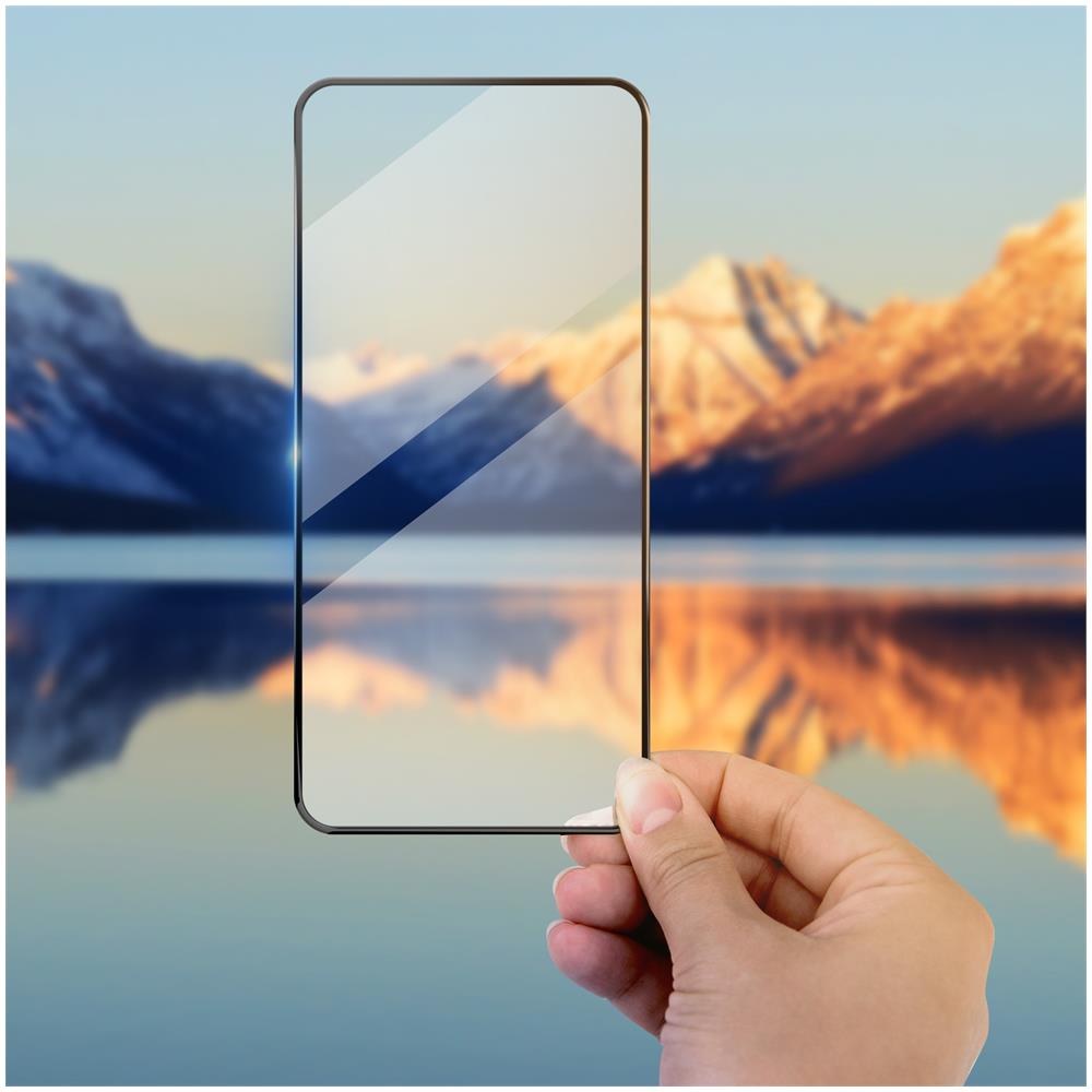 Vetro Temperato Per Samsung S23 Bordo Nero Adesivo Smussato Anti-esplosione - Foto 2